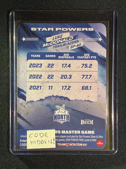2024 Teamcoach LUKE MCDONALD Star Powers Trailblazer Team #60
