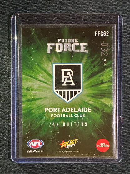 2024 Select Footy Stars ZAK BUTTERS Future Force Green 032/195 #62