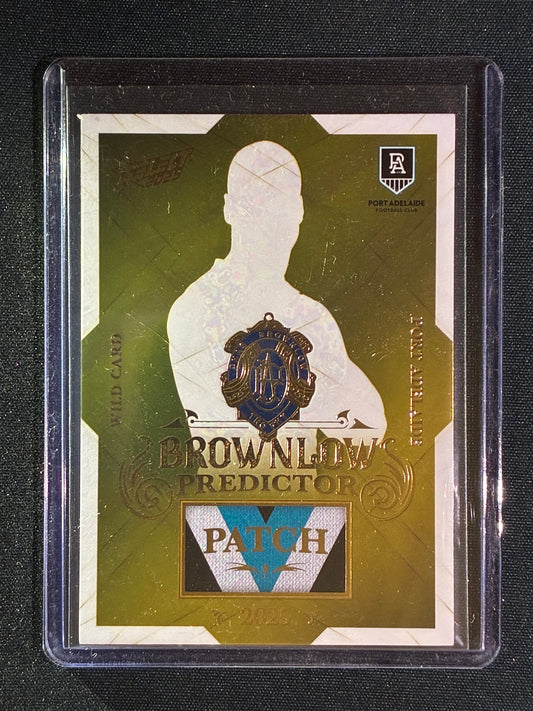 2025 Select Footy Stars PORT ADELAIDE POWER Brownlow Predictor Wildcard Patch Gold 128/220 #65