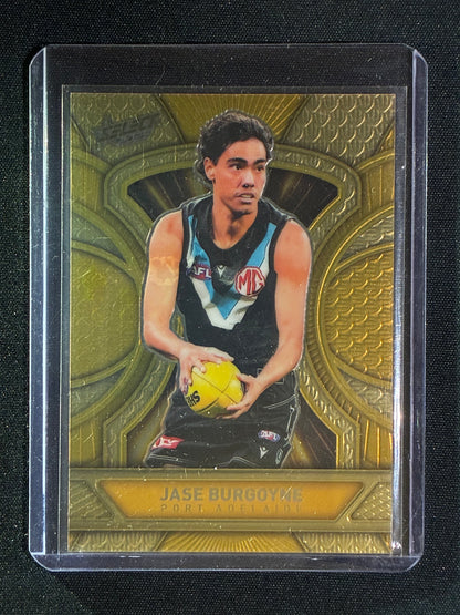 2025 Select Footy Stars JASE BURGOYNE Luminous Dragon Scales Gold Refractor 197/399 #147