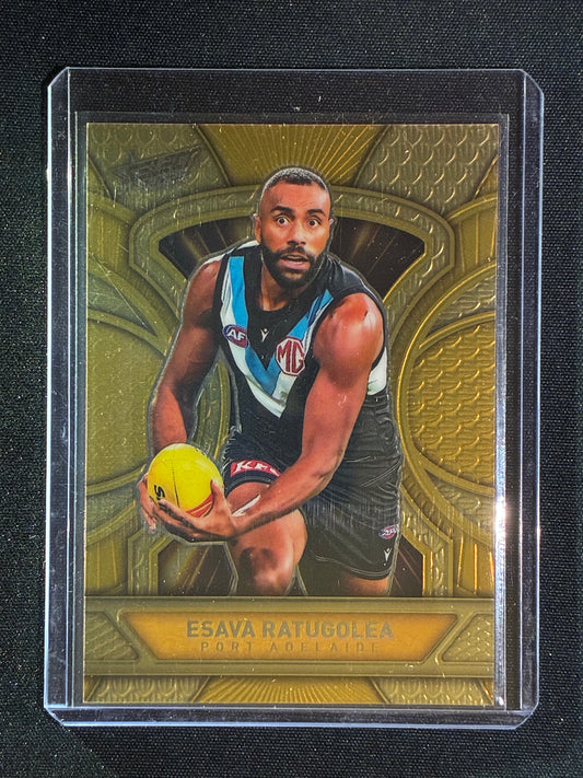 2025 Select Footy Stars ESAVA RATUGOLEA Luminous Dragon Scales Gold Refractor 074/399 #153