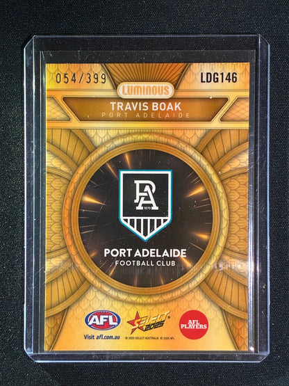 2025 Select Footy Stars TRAVIS BOAK Luminous Dragon Scales Gold Refractor 054/399 #146