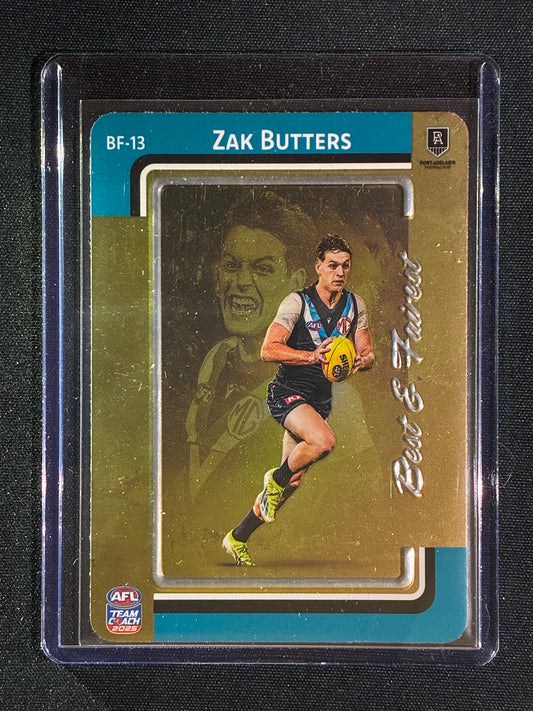 2025 Teamcoach ZAK BUTTERS Best & Fairest Gold SP #13