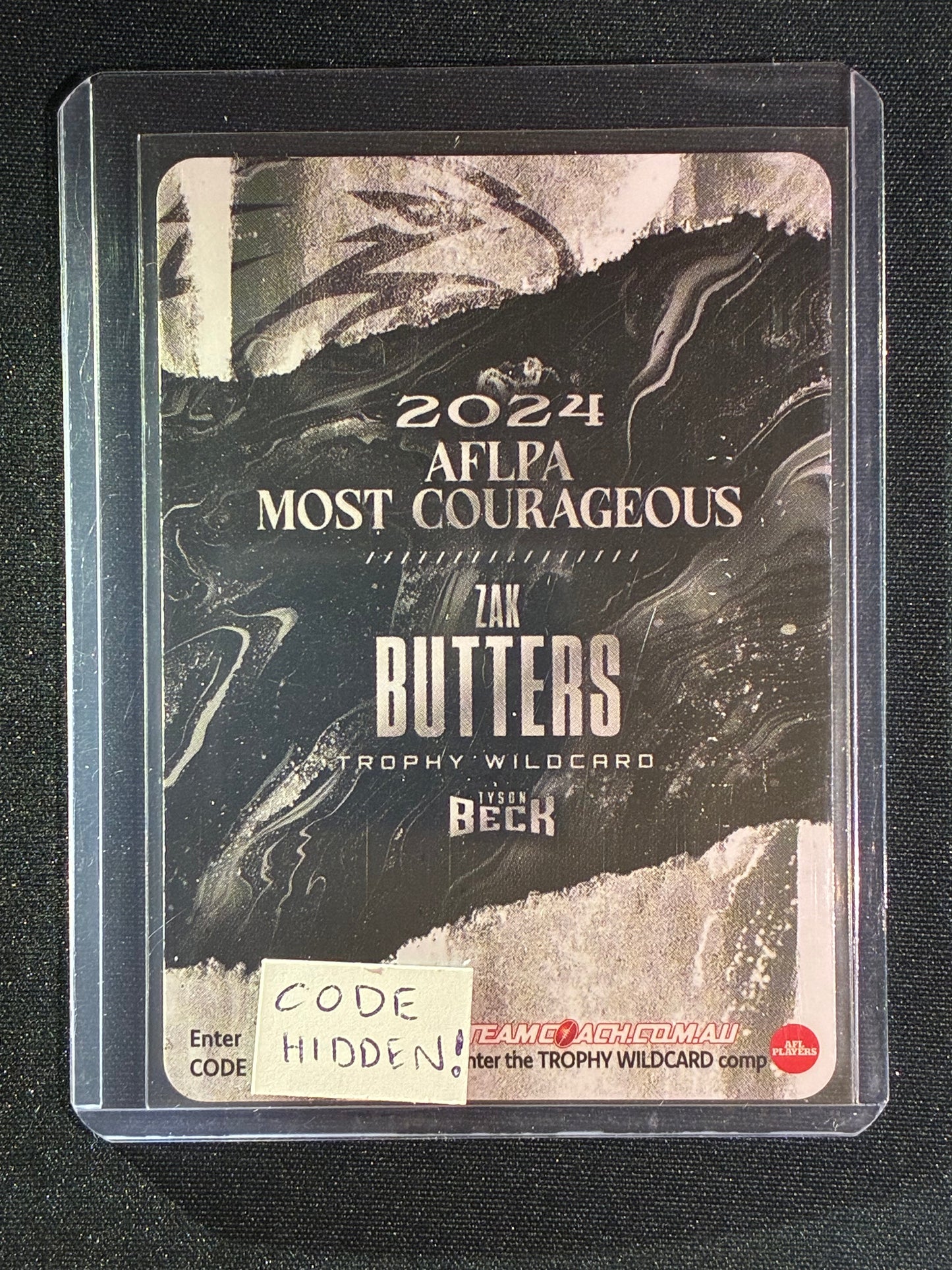 2025 Teamcoach ZAK BUTTERS Trophy Wildcard Silver 2024 AFLPA Most Courageous SP #11