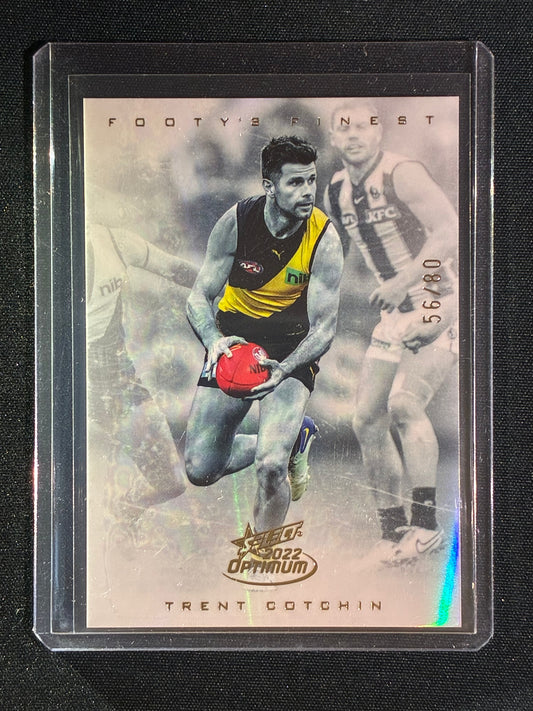 2022 Select Optimum TRENT COTCHIN Footy's Finest Silver 56/80 #14