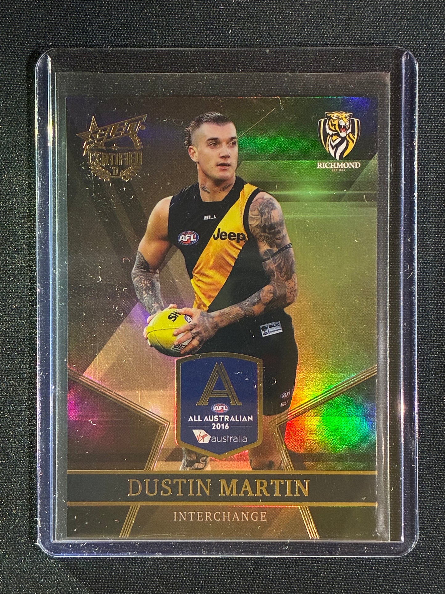 2017 Select Certified DUSTIN MARTIN 2016 All-Australian #21