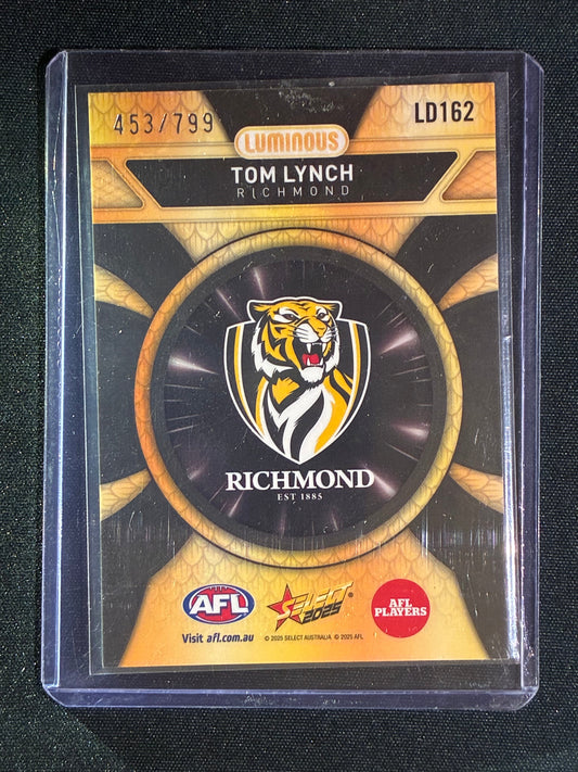 2025 Select Footy Stars TOM LYNCH Luminous Dragon Scales 453/799 #162