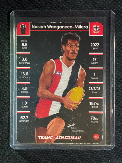 2023 Teamcoach NASIAH WANGANEEN-MILERA Rookie Wildcard #15