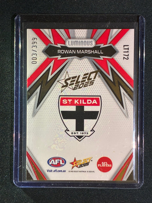 2025 Select Footy Stars ROWAN MARSHALL Luminous Thunderbolt Gold Logo 003/399 #172