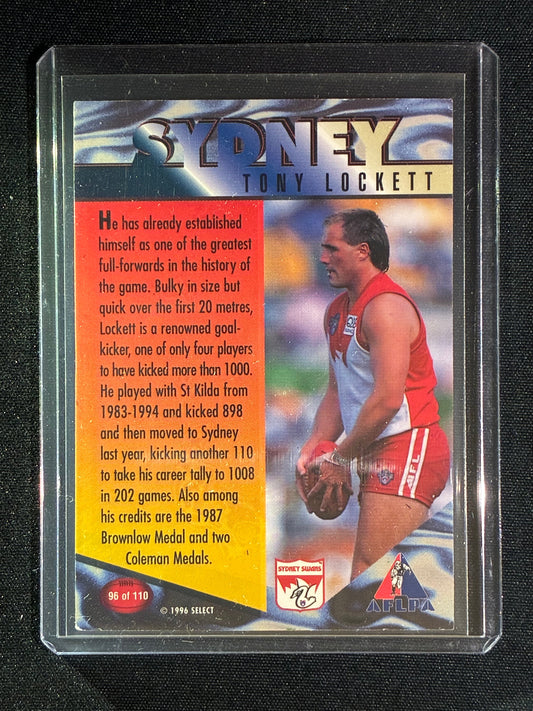 1996 Select Classics Series TONY LOCKETT Base Wave #96