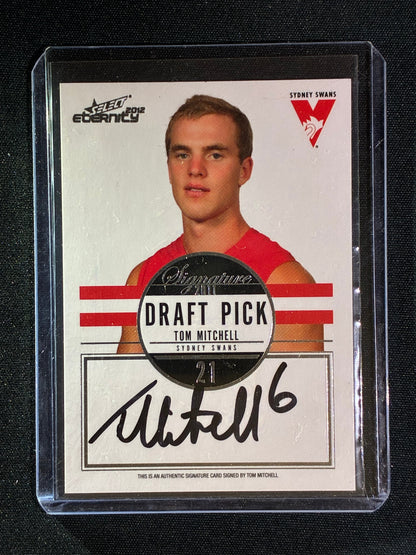 2012 Select Eternity TOM MITCHELL 2011 Draft Pick Signature 138/300 #11