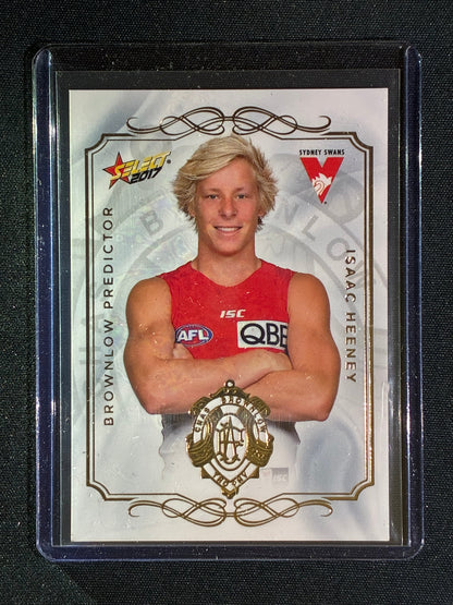 2017 Select Footy Stars ISAAC HEENEY Brownlow Predictor Gold 230/275 #123