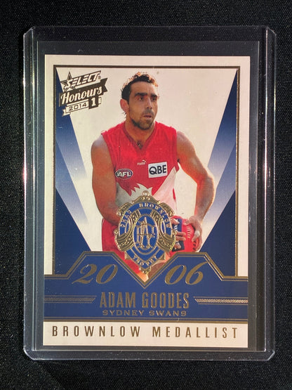 2014 Select Honours 1 ADAM GOODES Brownlow Medallist 2006 #47