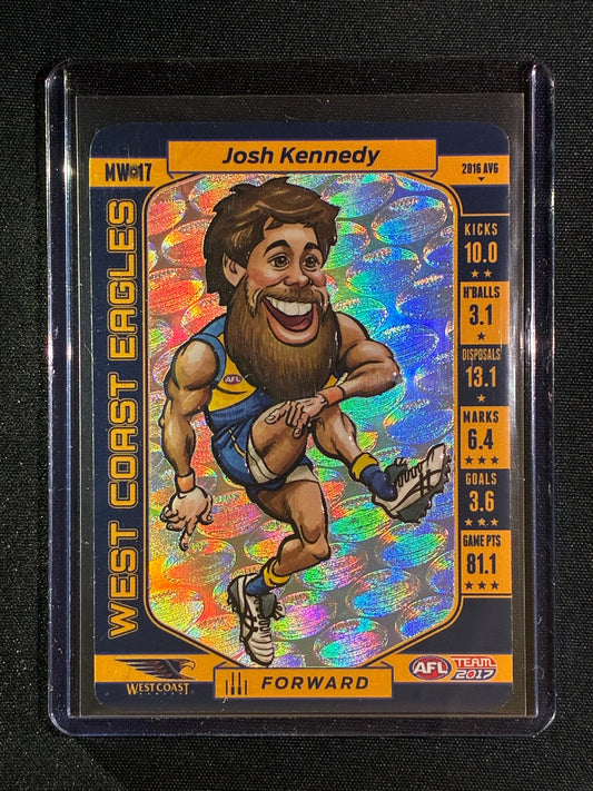 2017 Teamcoach JOSH KENNEDY Magic Wildcard Silver #17