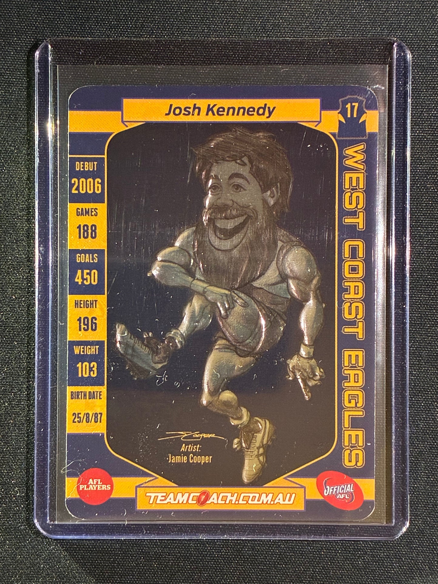 2017 Teamcoach JOSH KENNEDY Magic Wildcard Silver #17