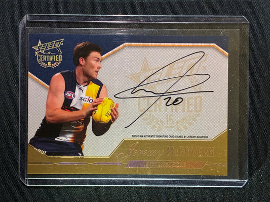 2016 Select Certified JEREMY MCGOVERN Signature Auto 207/240 #33