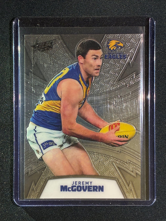 2024 Select Footy Stars JEREMY MCGOVERN Luminous Thunderbolt Refractor 181/299 #169
