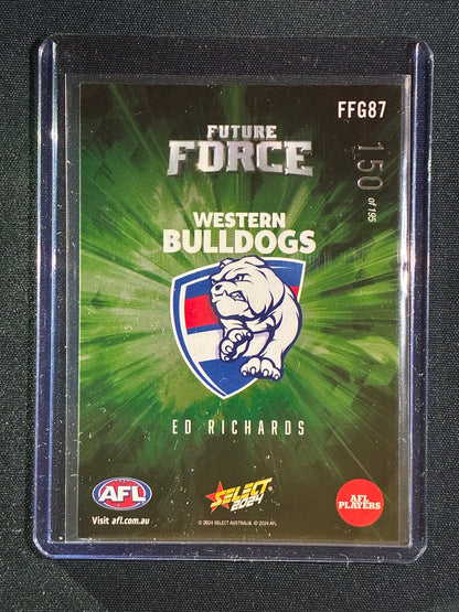 2024 Select Footy Stars ED RICHARDS Future Force Green 150/195 #87