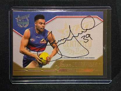 2017 Select Certified JASON JOHANNISEN Signatures Auto 060/240 #36