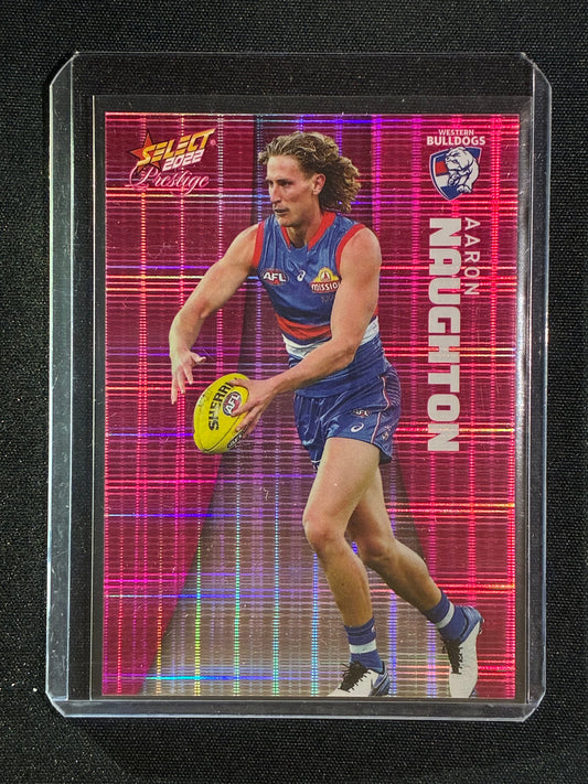 2022 Select Footy Stars Prestige AARON NAUGHTON Pink 004/325 #161