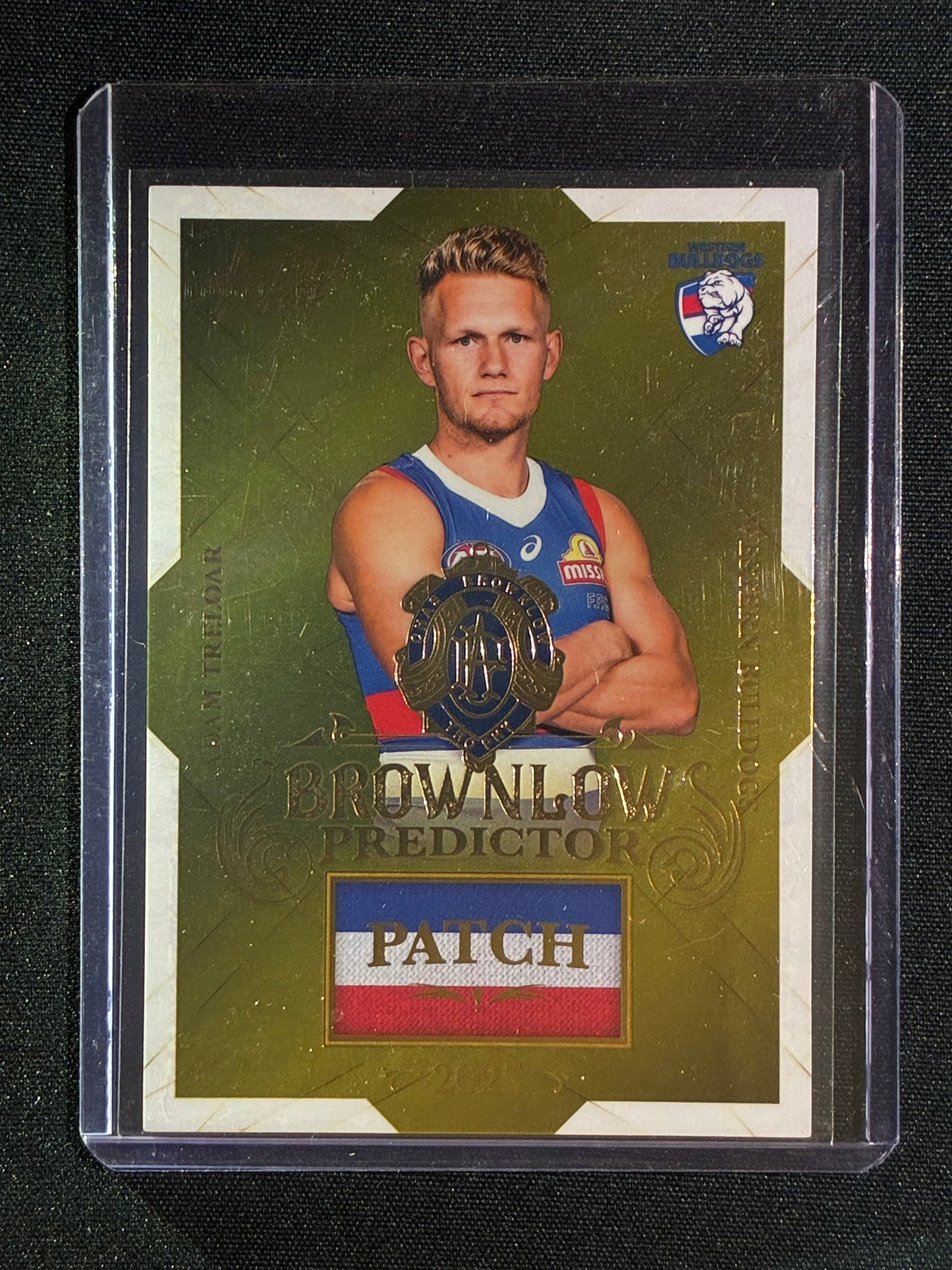 2025 Select Footy Stars ADAM TRELOAR Brownlow Predictor Patch Gold 151/220 #89