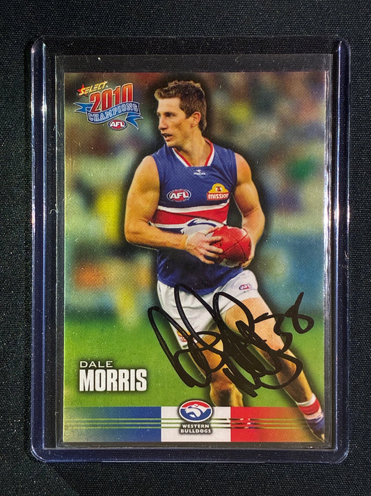 2010 Select Champions DALE MORRIS Base Signature Auto IP #193