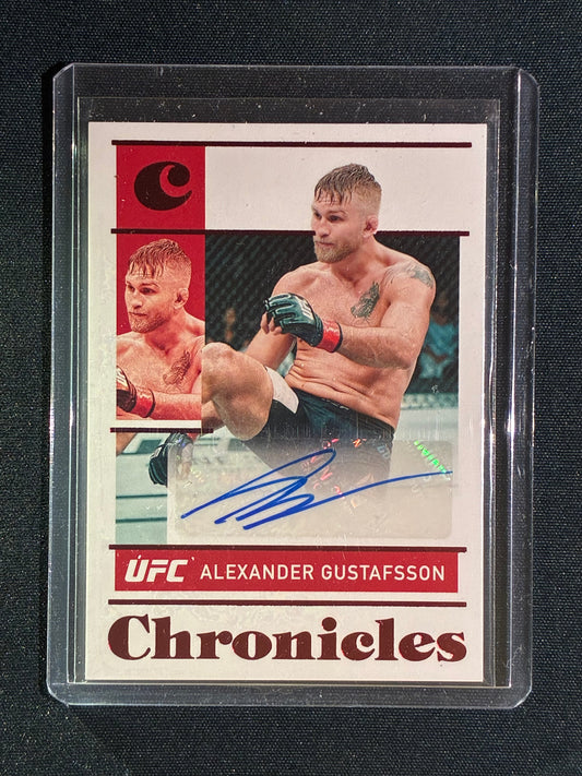 2022 Chronicles UFC ALEXANDER GUSTAFSSON Signatures Auto Red SP #AGF
