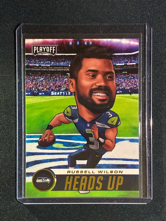 2017 Playoff RUSSELL WILSON Heads Up #15