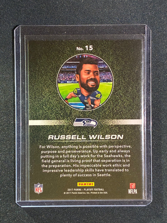 2017 Playoff RUSSELL WILSON Heads Up #15