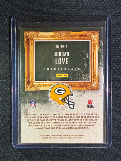 2020 Chronicles JORDAN LOVE Gridiron Kings Rookie Base #4