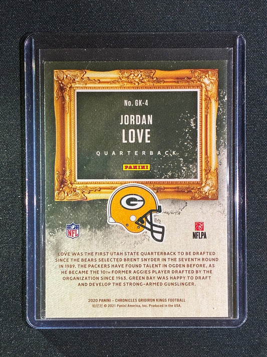 2020 Chronicles JORDAN LOVE Gridiron Kings Rookie Base #4