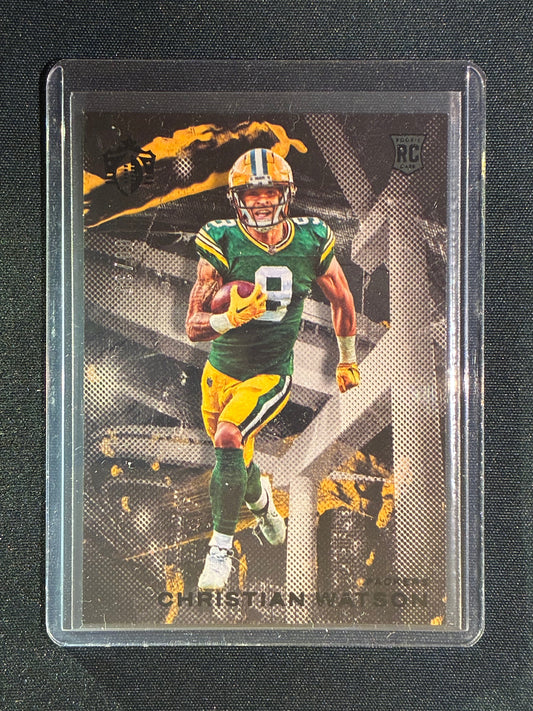 2022 Chronicles CHRISTIAN WATSON Gridiron Kings Rookie Black 8/35 #15
