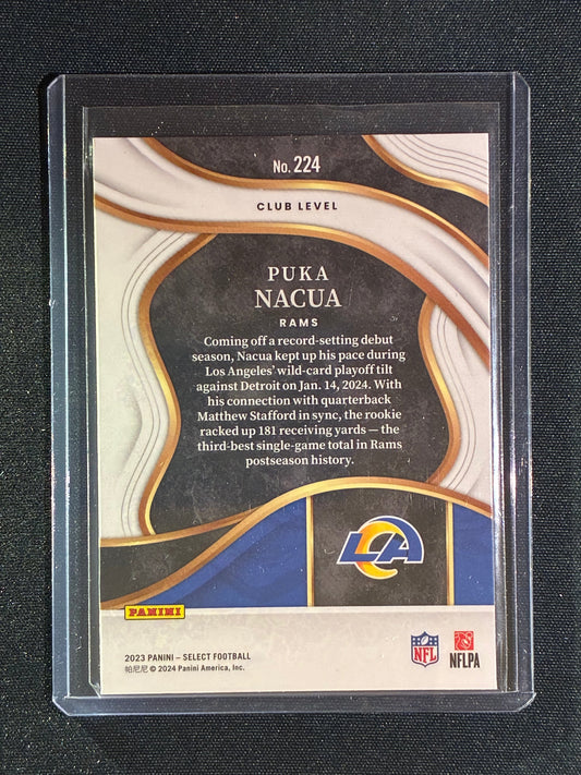 2023 Select PUKA NACUA Club Level Rookie Base #224