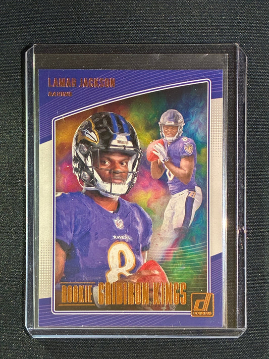 2018 Donruss LAMAR JACKSON Rookie Gridiron Kings #17