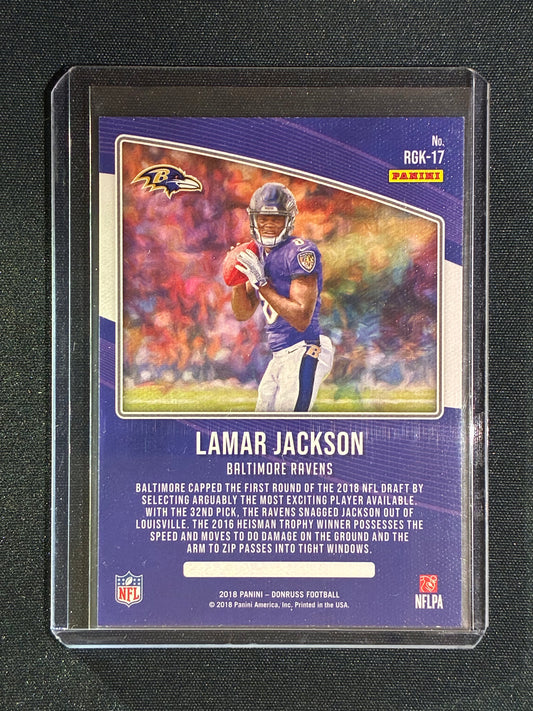 2018 Donruss LAMAR JACKSON Rookie Gridiron Kings #17