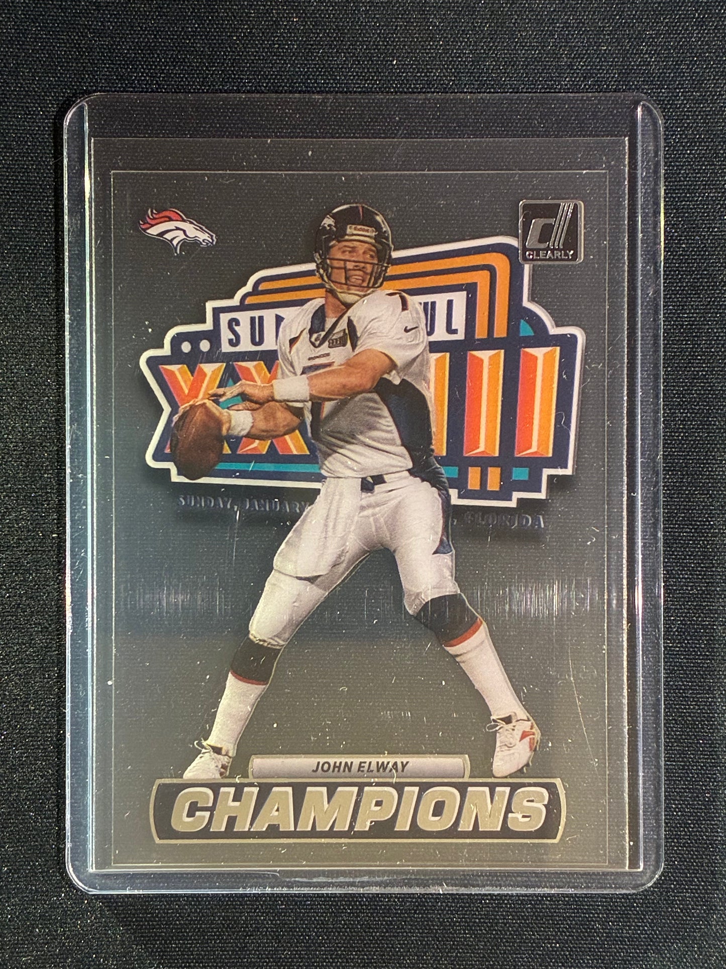 2022 Clearly Donruss JOHN ELWAY Super Bowl Champions Base #10