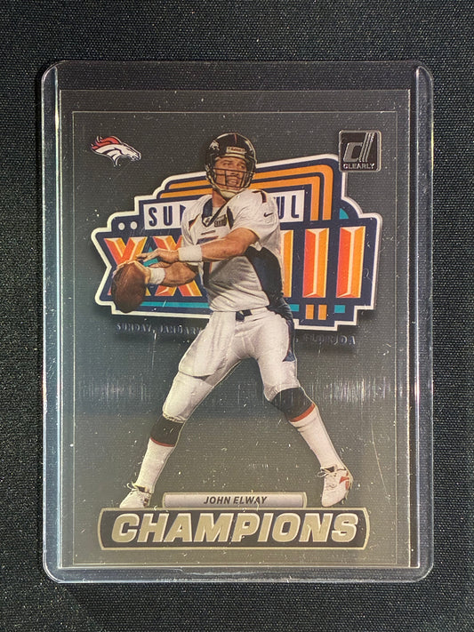 2022 Clearly Donruss JOHN ELWAY Super Bowl Champions Base #10