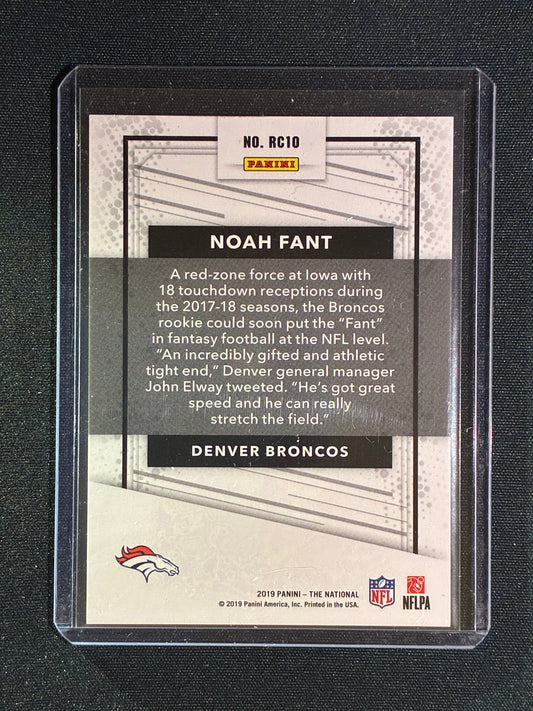 2019 The National NOAH FANT Rookie Explosion Kaboom 25/40 #10
