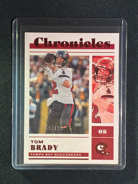 2022 Chronicles TOM BRADY Chronicles Base Red 150/199 #25
