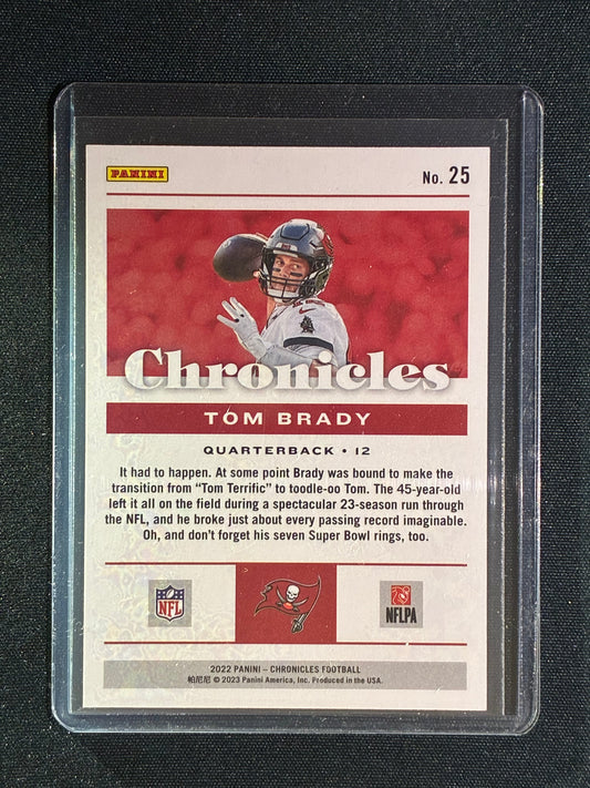 2022 Chronicles TOM BRADY Chronicles Base Red 150/199 #25