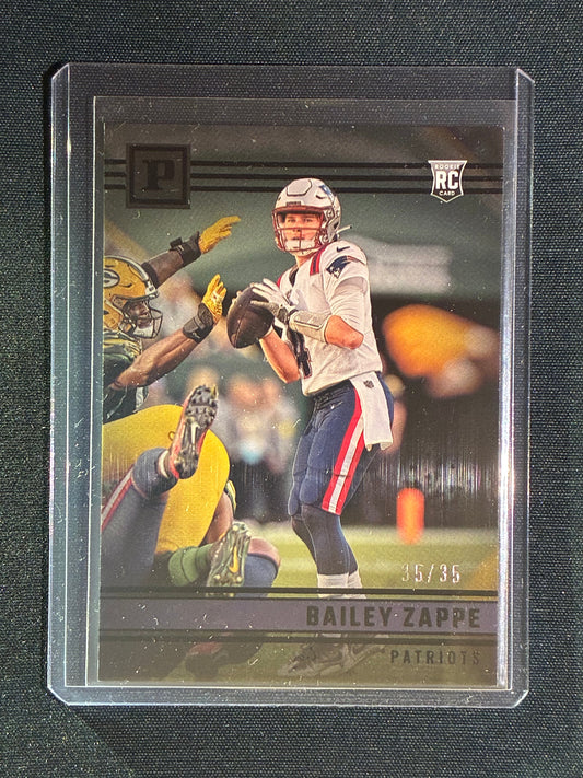 2022 Chronicles BAILEY ZAPPE Panini Base Rookie Black 35/35 #20