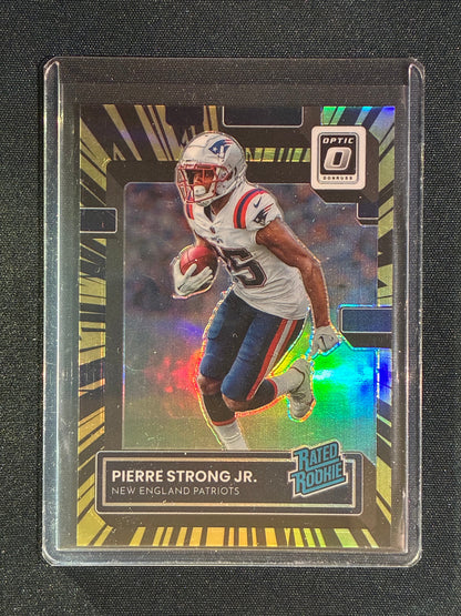 2022 Donruss Optic PIERRE STRONG JR. Rated Rookie Electricity 37/65 #241