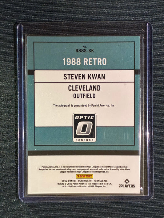 2022 Donruss Optic STEVEN KWAN 1988 Retro Signature Auto Base #SK