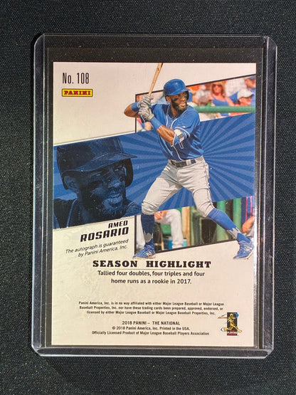 2018 The National AMED ROSARIO Rookies Auto #108