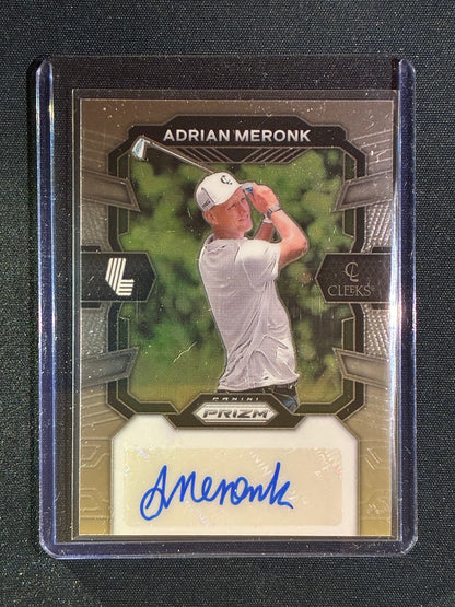 2024 Prizm LIV Golf ADRIAN MERONK Signatures Auto Base #AME