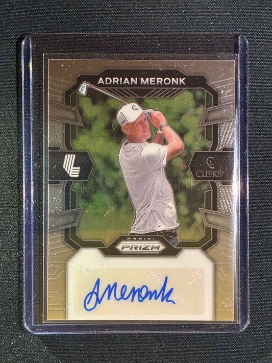 2024 Prizm LIV Golf ADRIAN MERONK Signatures Auto Base #AME