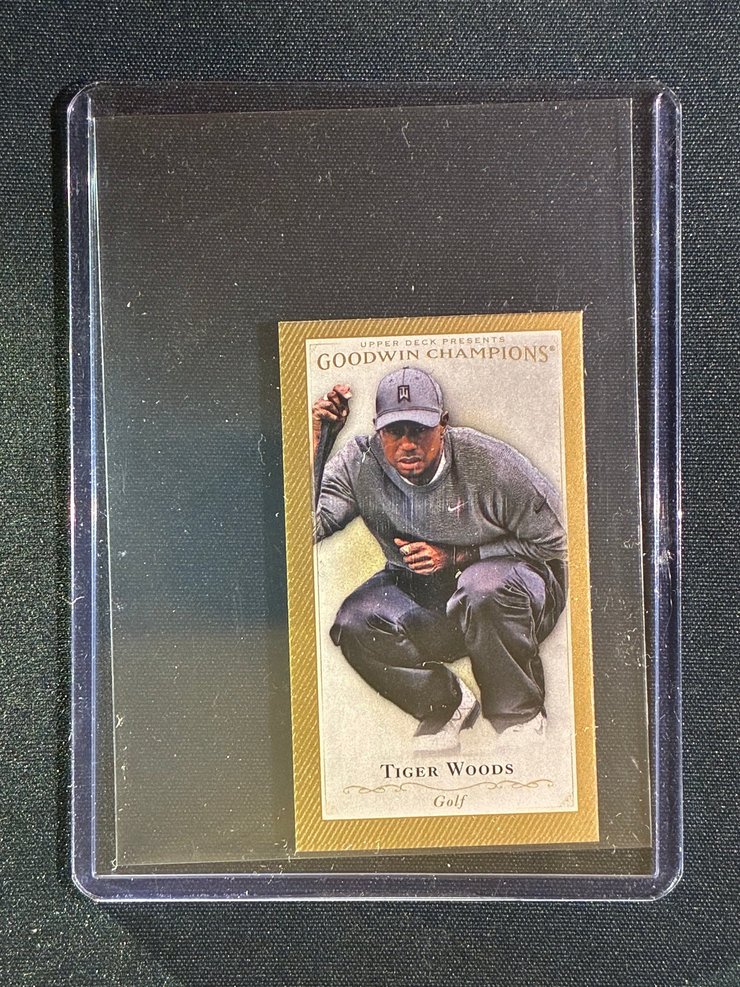 2016 Goodwin Champions TIGER WOODS Mini Gold #53