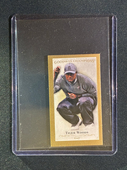 2016 Goodwin Champions TIGER WOODS Mini Gold #53