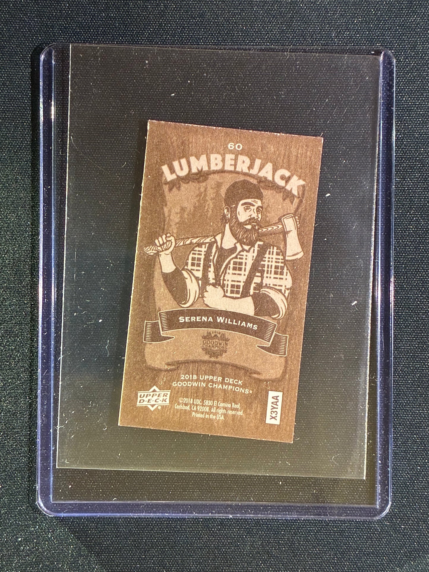 2018 Goodwin Chamions SERENA WILLIAMS Lumberjack Mini #60