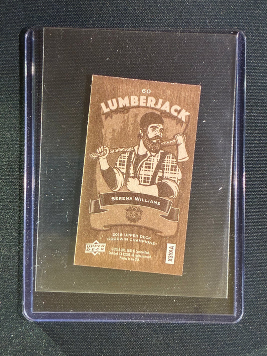 2018 Goodwin Chamions SERENA WILLIAMS Lumberjack Mini #60